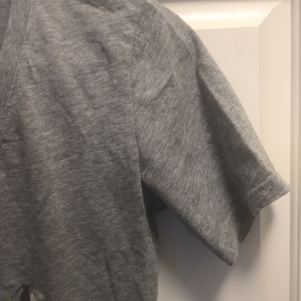 Royal Robbins 100% organic cotton grey leaf motif short sleeve T-shirt - Picture 4 of 9